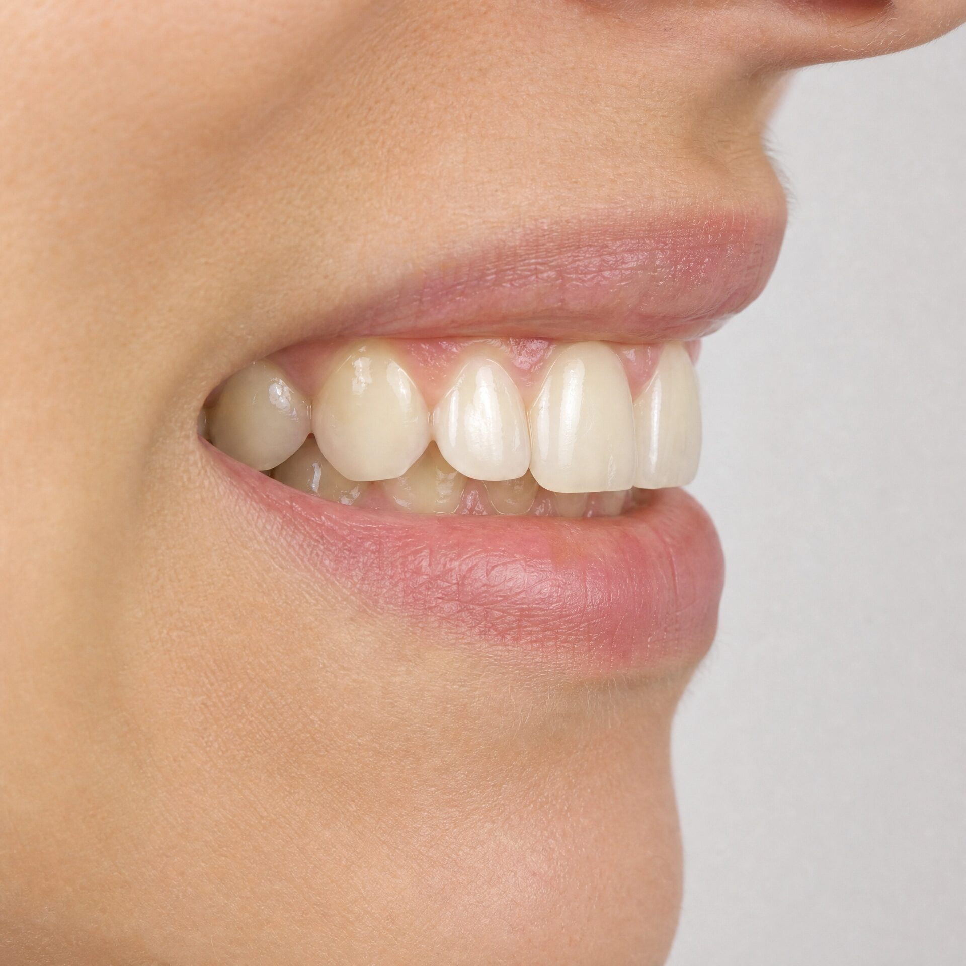 Crooked teeth treated with Invisalign in Centerville Ohio