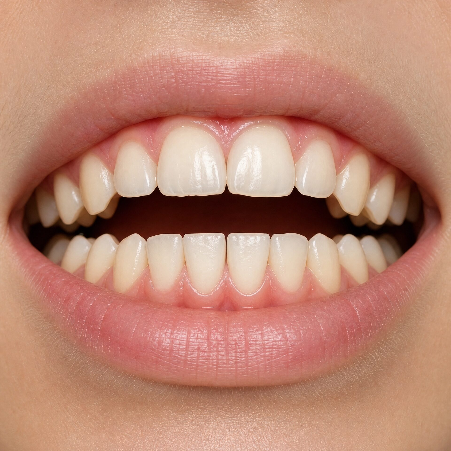 Open bite treated with Invisalign