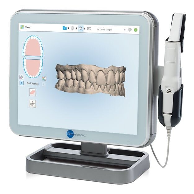 Digital dental scan for Invisalign treatment at Centerville Dental Center
