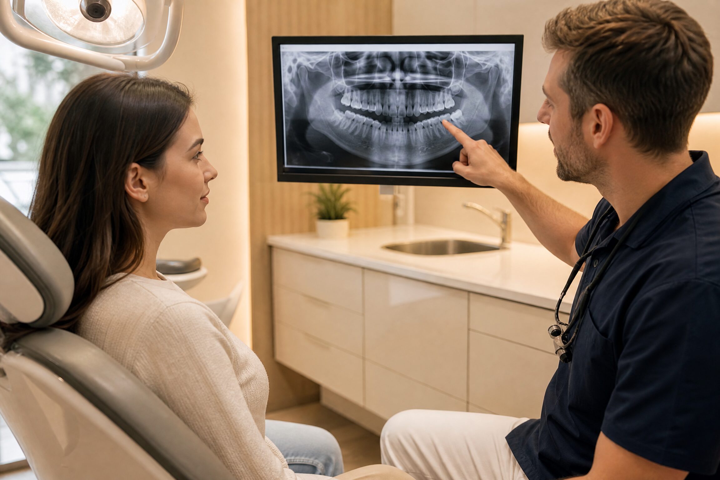 Gentle tooth extraction procedure at Centerville Dental Center
