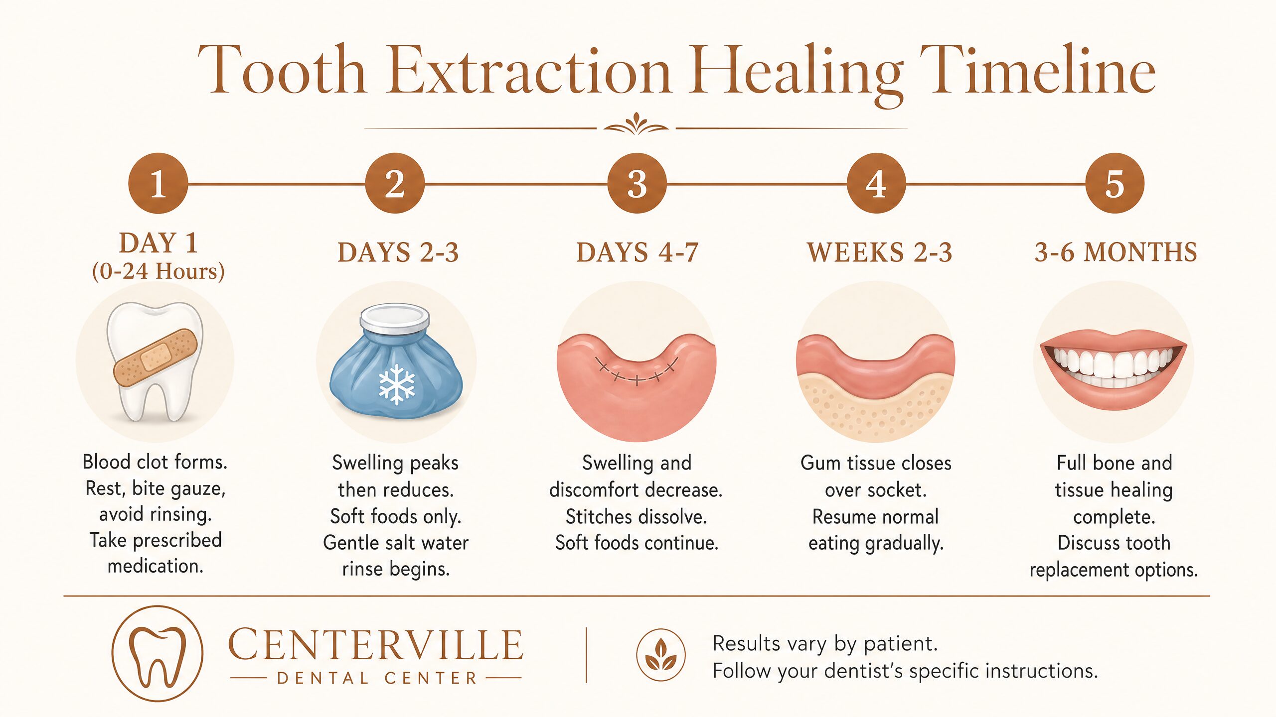 Tooth Extraction Healing Timeline — Centerville Dental Center
